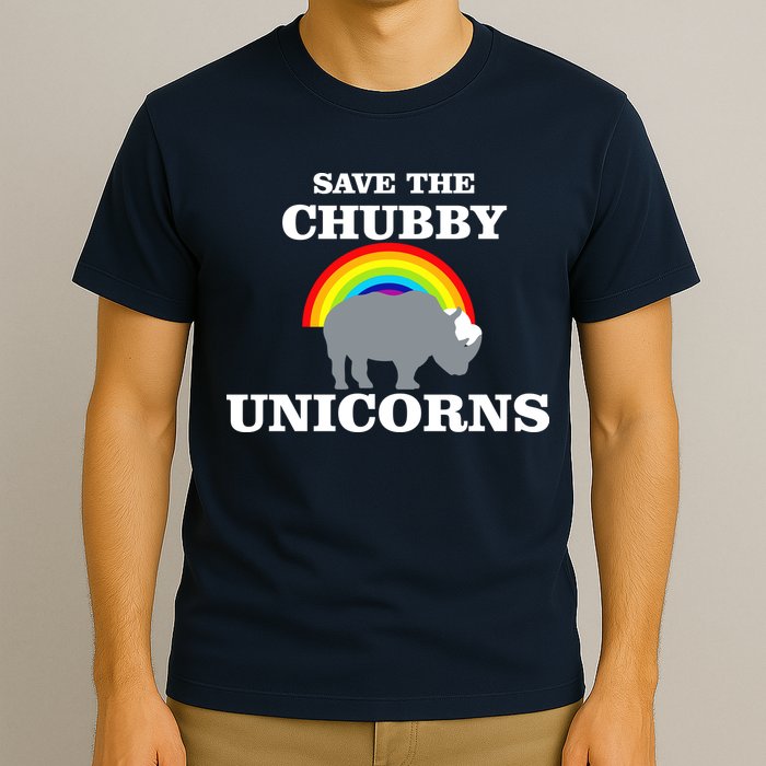 Save The Chubby Unicorns Rainbow T-Shirt