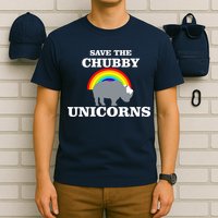 Save The Chubby Unicorns Rainbow T-Shirt