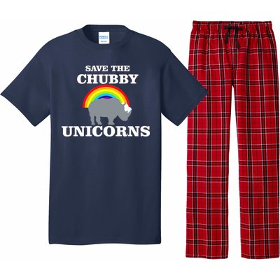 Save The Chubby Unicorns Rainbow Pajama Set