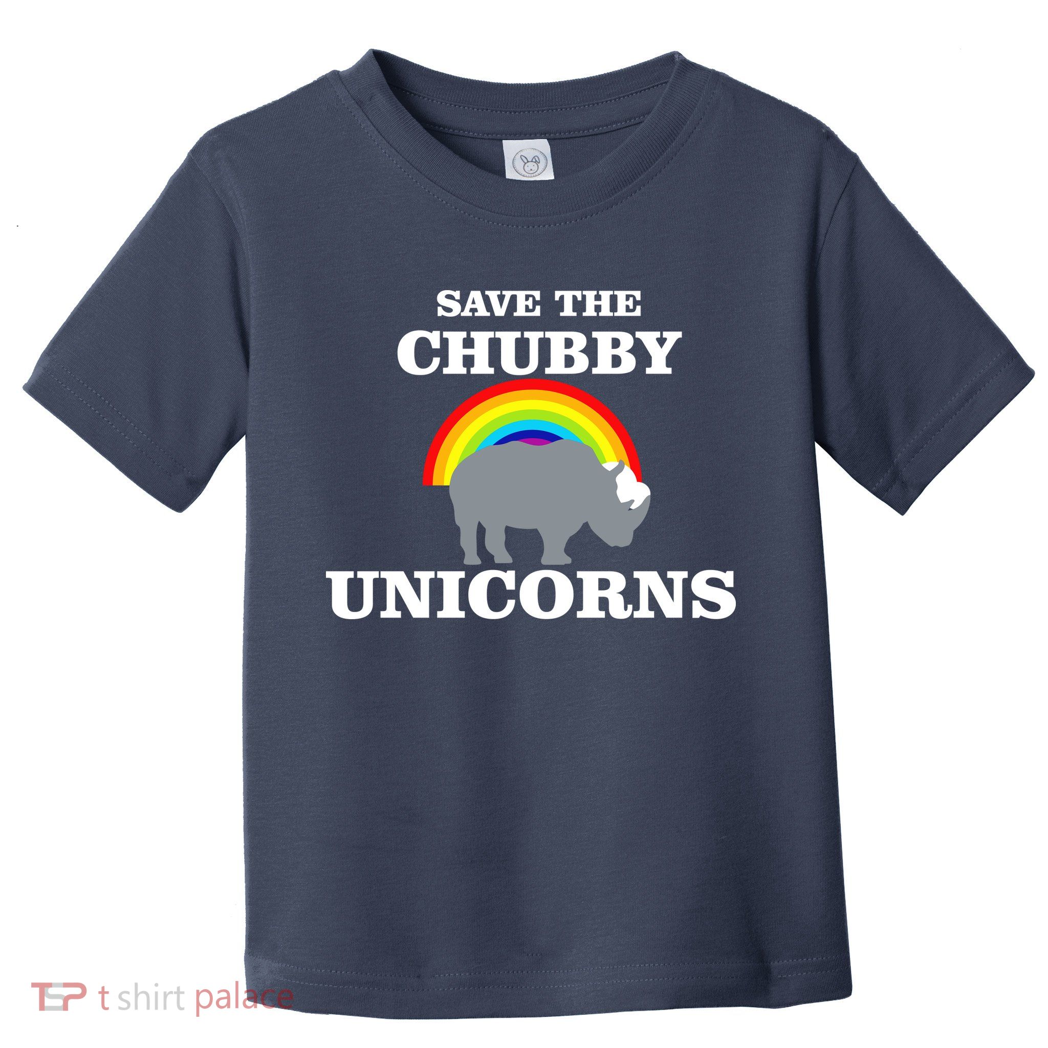 Save The Chubby Unicorns Rainbow Toddler T-Shirt