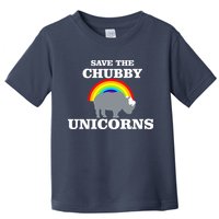 Save The Chubby Unicorns Rainbow Toddler T-Shirt