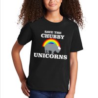 Save The Chubby Unicorns Rainbow Kids T-Shirt