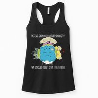 Save The Earth Before Exploring Other Planets Womens Tank Top