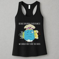 Save The Earth Before Exploring Other Planets Womens Tank Top