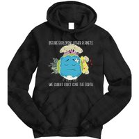 Save The Earth Before Exploring Other Planets Tie Dye Hoodie