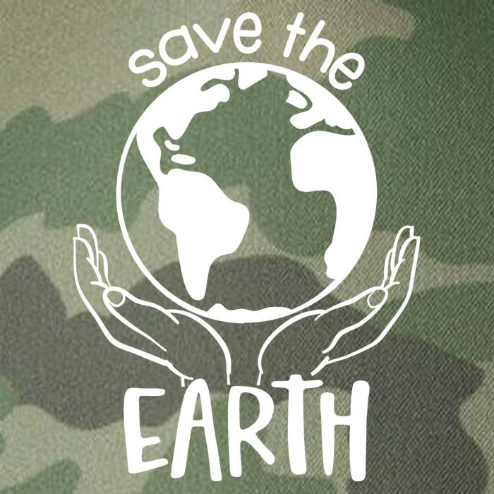 Save The Earth Holding Globe Legacy Tie Dye Trucker Hat