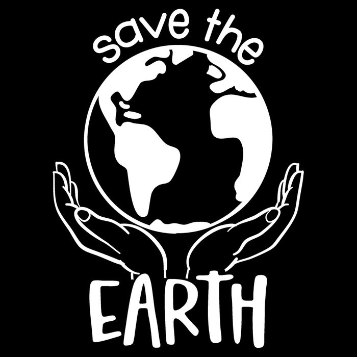 Save The Earth Holding Globe 7-Panel Snapback Hat