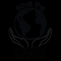 Save The Earth Holding Globe Mug
