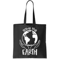 Save The Earth Holding Globe Bag