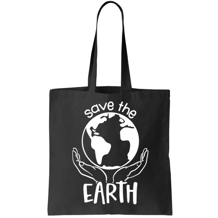 Save The Earth Holding Globe Bag
