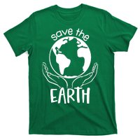 Save The Earth Holding Globe T-Shirt