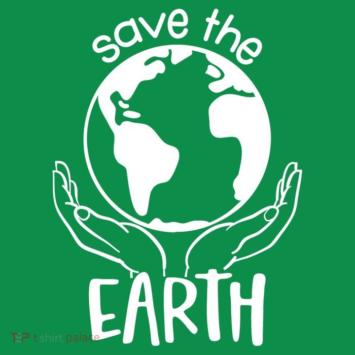 Save The Earth Holding Globe Button