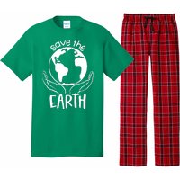 Save The Earth Holding Globe Pajama Set