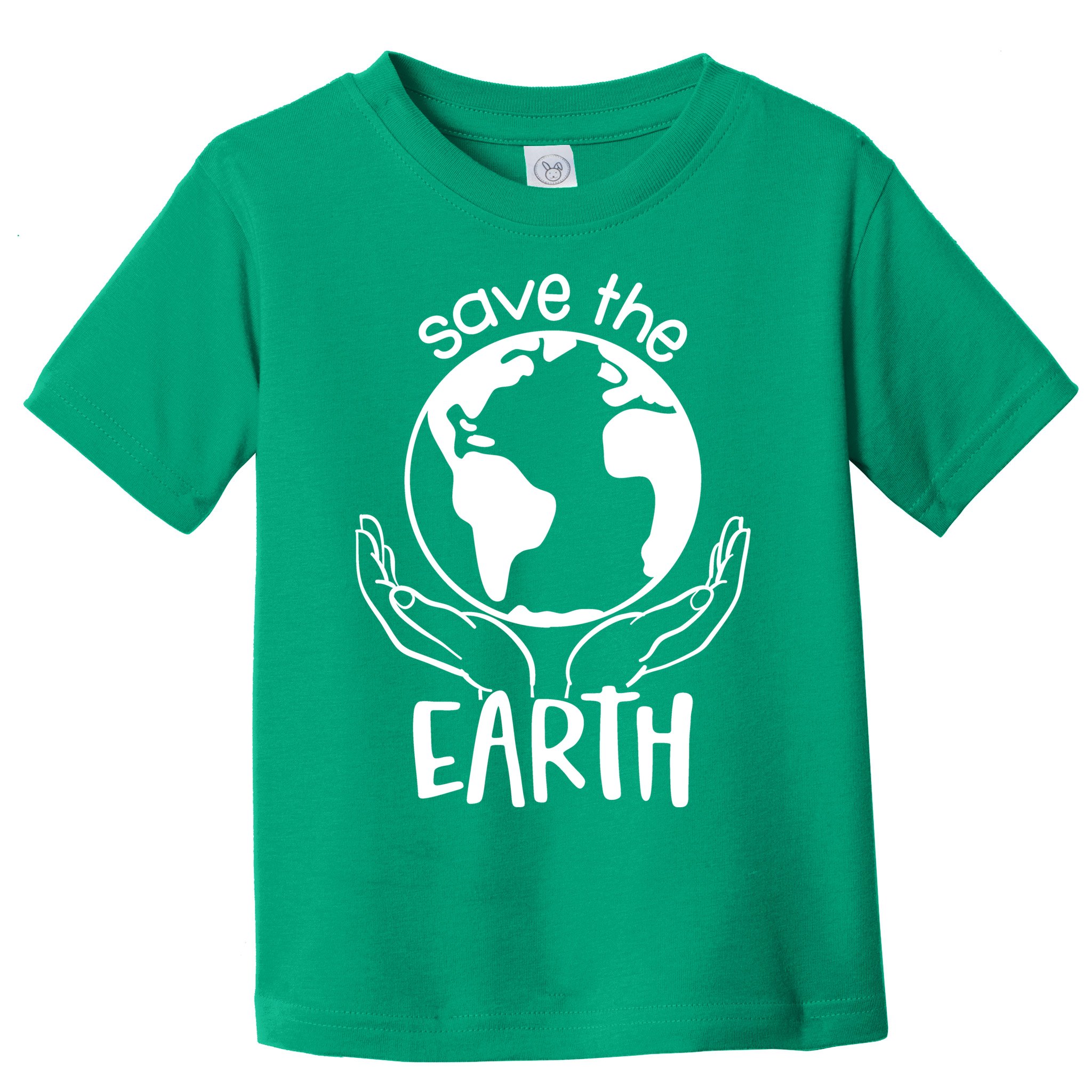 Save The Earth Holding Globe Toddler T-Shirt