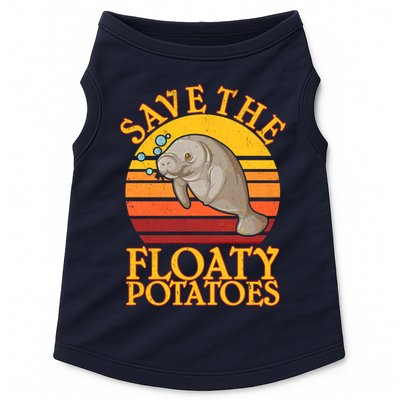 Save The Floaty Potatoes Manatee  Doggie Tank