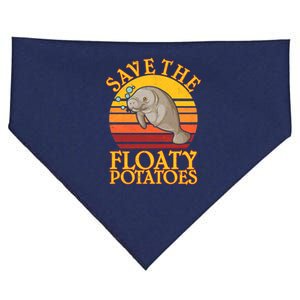 Save The Floaty Potatoes Manatee  USA-Made Doggie Bandana