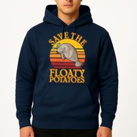 Save The Floaty Potatoes Manatee  Hoodie