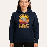 Save The Floaty Potatoes Manatee  Hoodie