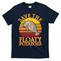 Save The Floaty Potatoes Manatee  T-Shirt