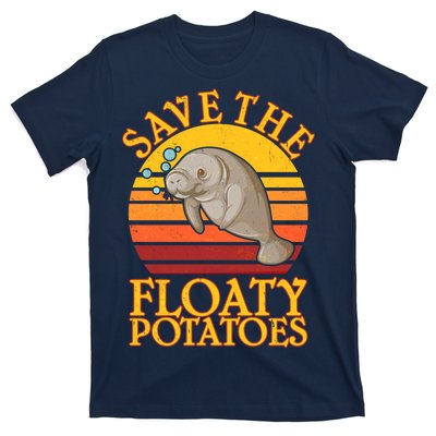 Save The Floaty Potatoes Manatee  T-Shirt