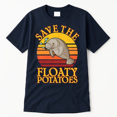 Save The Floaty Potatoes Manatee  Tall T-Shirt