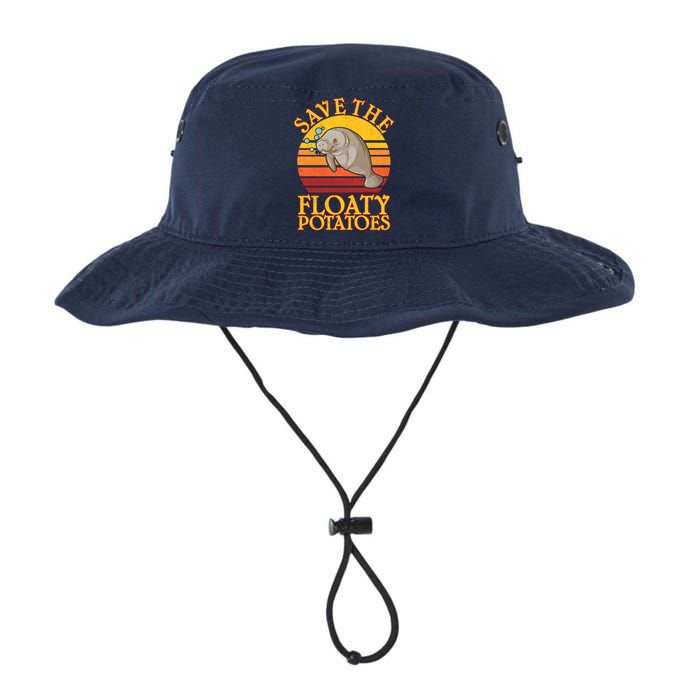 Save The Floaty Potatoes Manatee  Bucket Hat