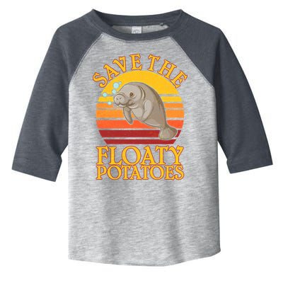 Save The Floaty Potatoes Manatee  Toddler Fine Jersey T-Shirt