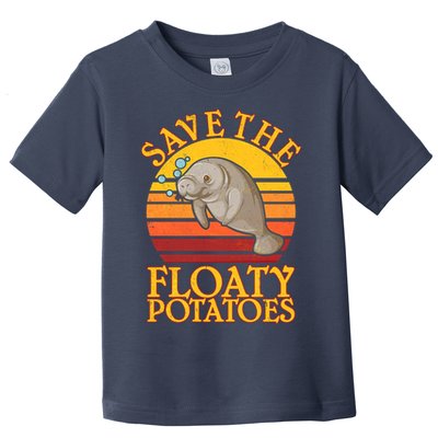 Save The Floaty Potatoes Manatee  Toddler T-Shirt
