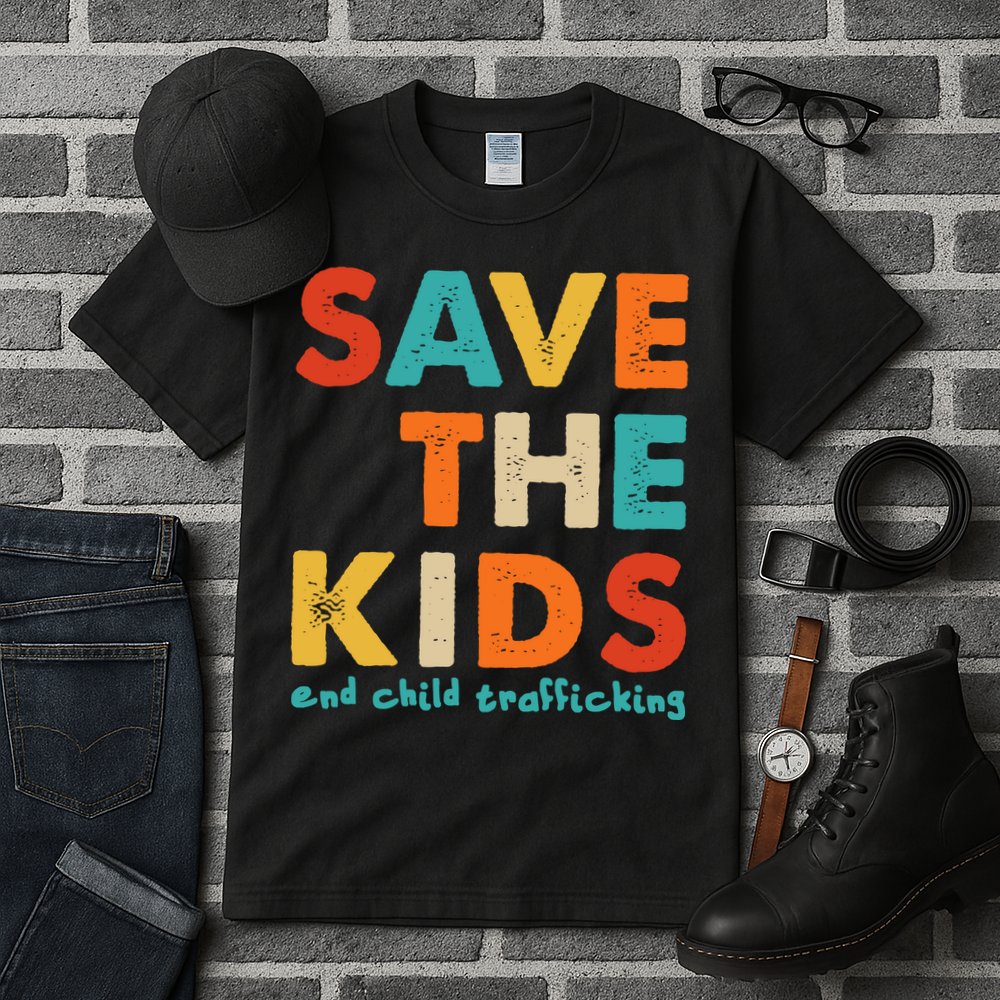 Save the Kids End Child Trafficking  Tall T-Shirt