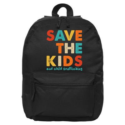 Save the Kids End Child Trafficking  16 in Basic Backpack
