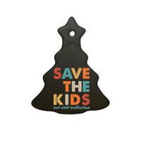 Save the Kids End Child Trafficking  Ceramic Tree Ornament