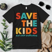 Save the Kids End Child Trafficking  Premium T-Shirt