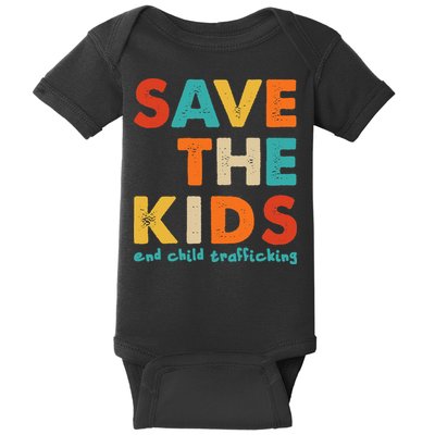 Save the Kids End Child Trafficking  Baby Bodysuit