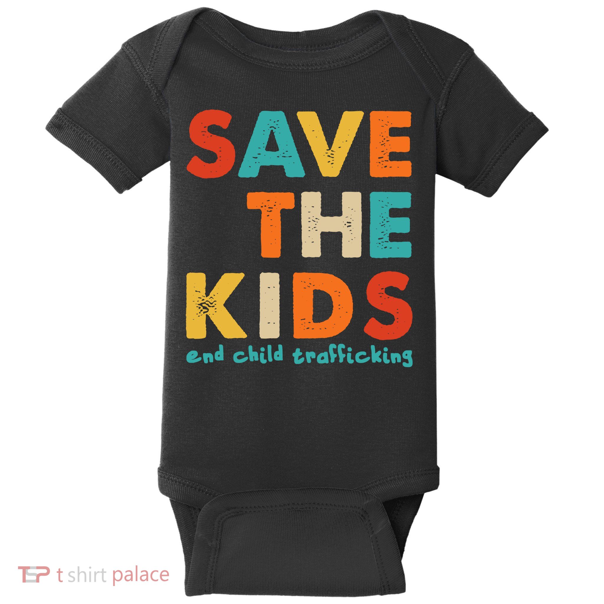 Save the Kids End Child Trafficking  Baby Bodysuit