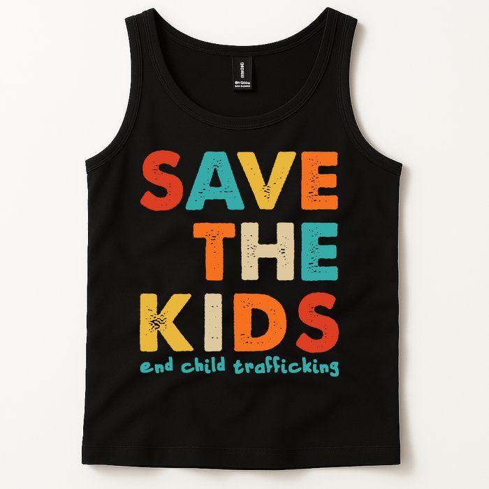 Save the Kids End Child Trafficking  Tank Top