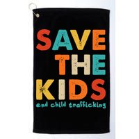 Save the Kids End Child Trafficking  Golf Towel