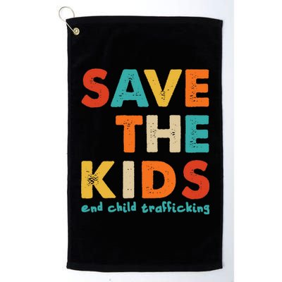 Save the Kids End Child Trafficking  Platinum Collection Golf Towel