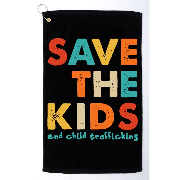 Save the Kids End Child Trafficking  Golf Towel