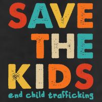 Save the Kids End Child Trafficking  Golf Towel