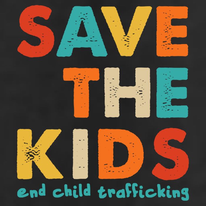 Save the Kids End Child Trafficking  Golf Towel