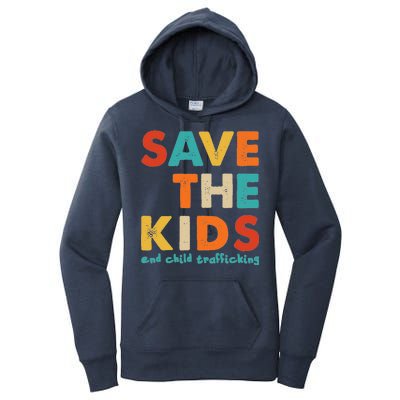 Save the Kids End Child Trafficking  Women's Pullover Hoodie