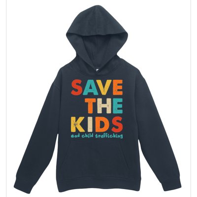 Save the Kids End Child Trafficking  Urban Pullover Hoodie