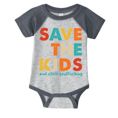 Save the Kids End Child Trafficking  Infant Baby Jersey Bodysuit
