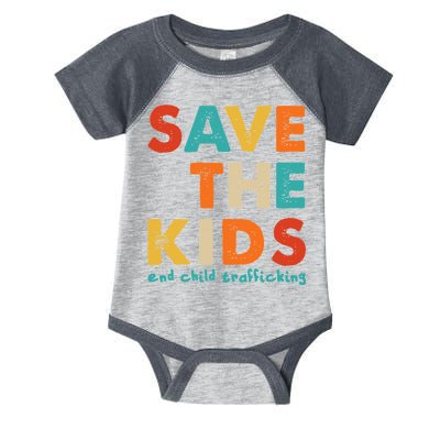 Save the Kids End Child Trafficking  Infant Baby Jersey Bodysuit