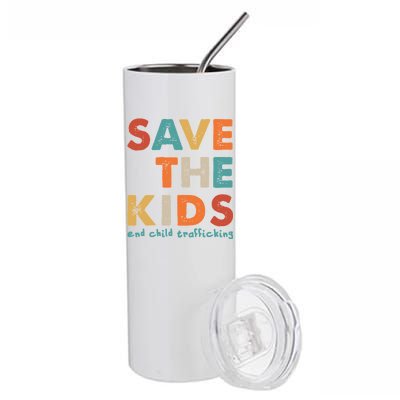 Save the Kids End Child Trafficking  Stainless Steel Tumbler