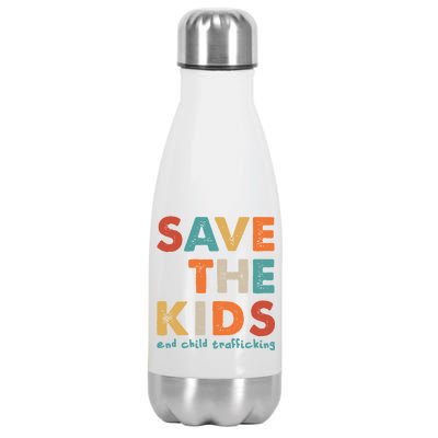 Save the Kids End Child Trafficking  Stainless Steel Insulated Water Bottle