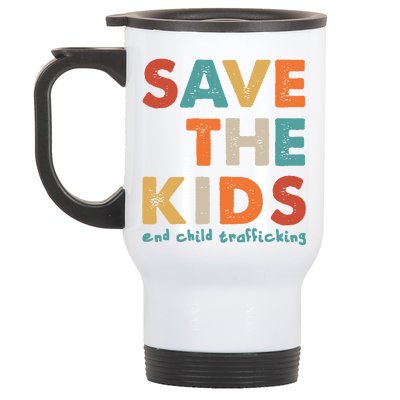 Save the Kids End Child Trafficking  Stainless Steel Travel Mug