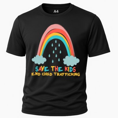 Save The Kids End Child Trafficking Rainbow Performance Shirt