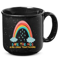 Save The Kids End Child Trafficking Rainbow 15oz Campfire Ceramic Mug