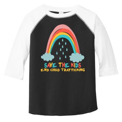 Save The Kids End Child Trafficking Rainbow Toddler Fine Jersey T-Shirt